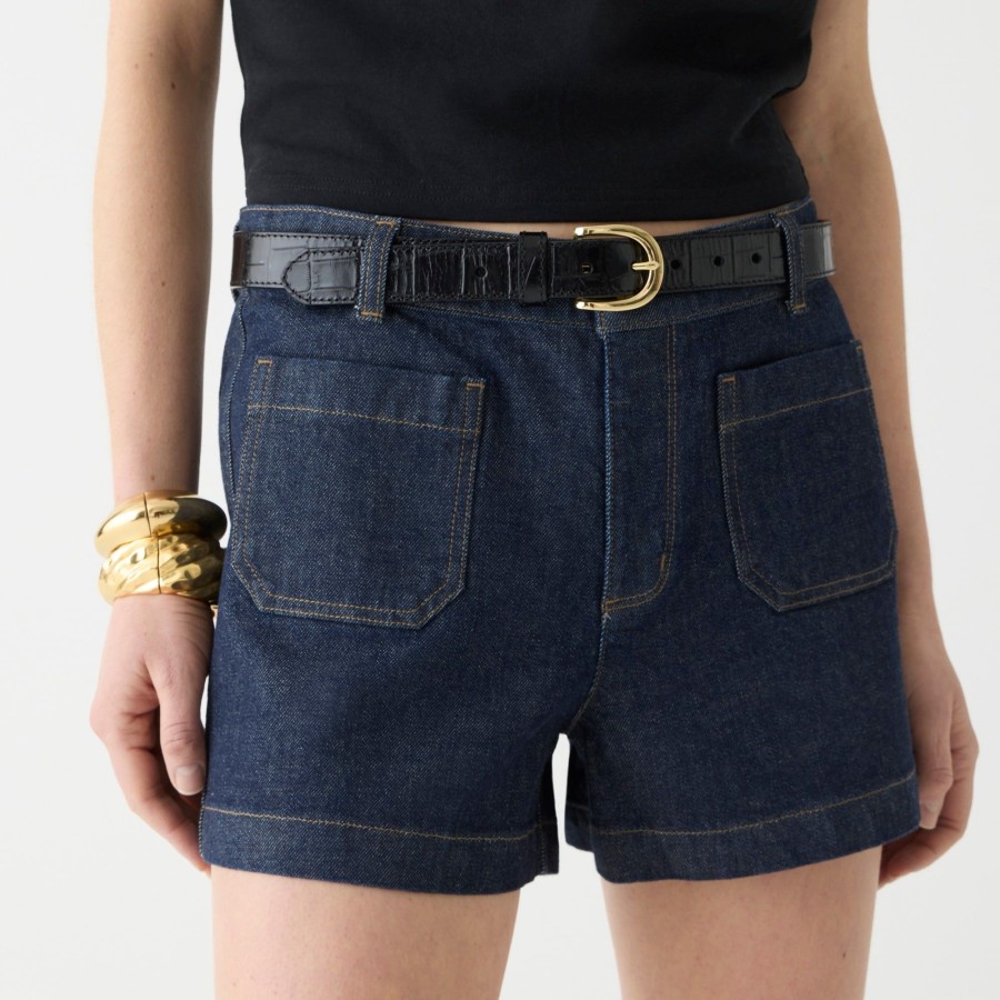 Hot J.Crew Patch-Pocket Denim Short In Resin Wash