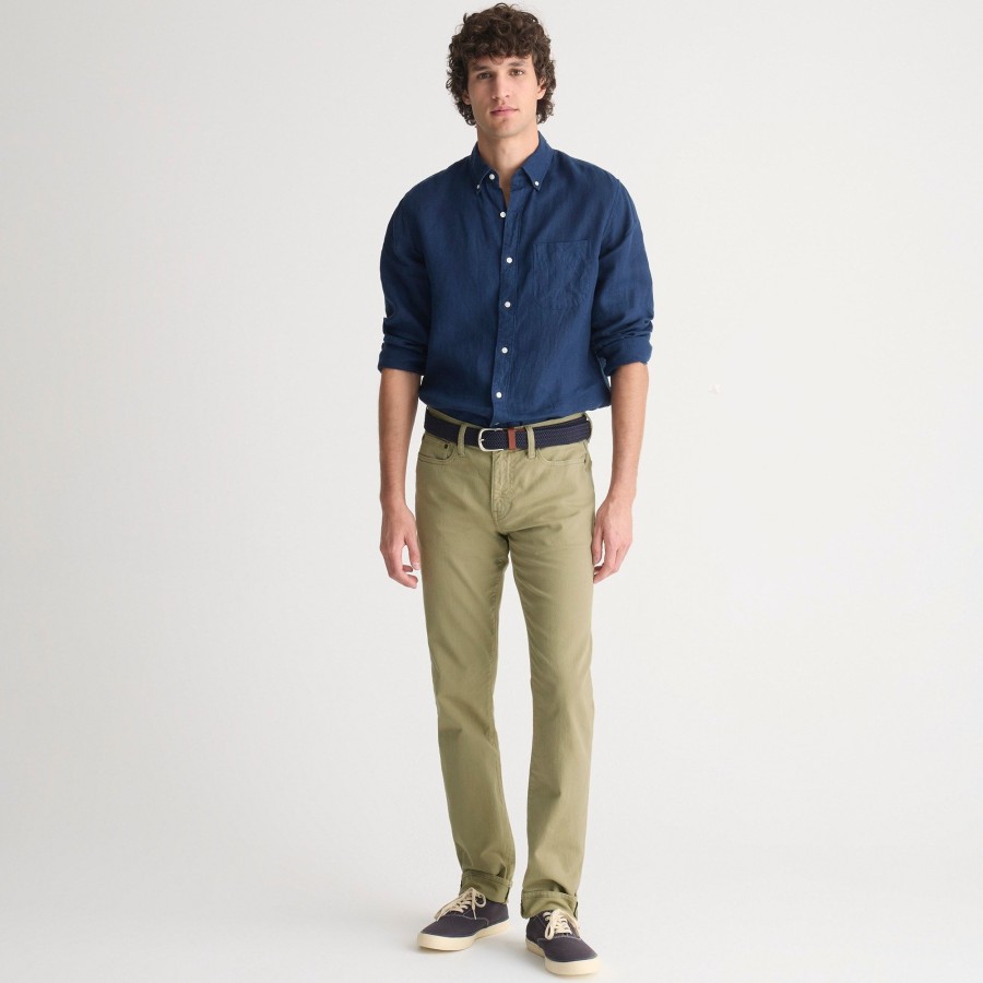 Best J.Crew 484 Slim-Fit Garment-Dyed Five-Pocket Pant