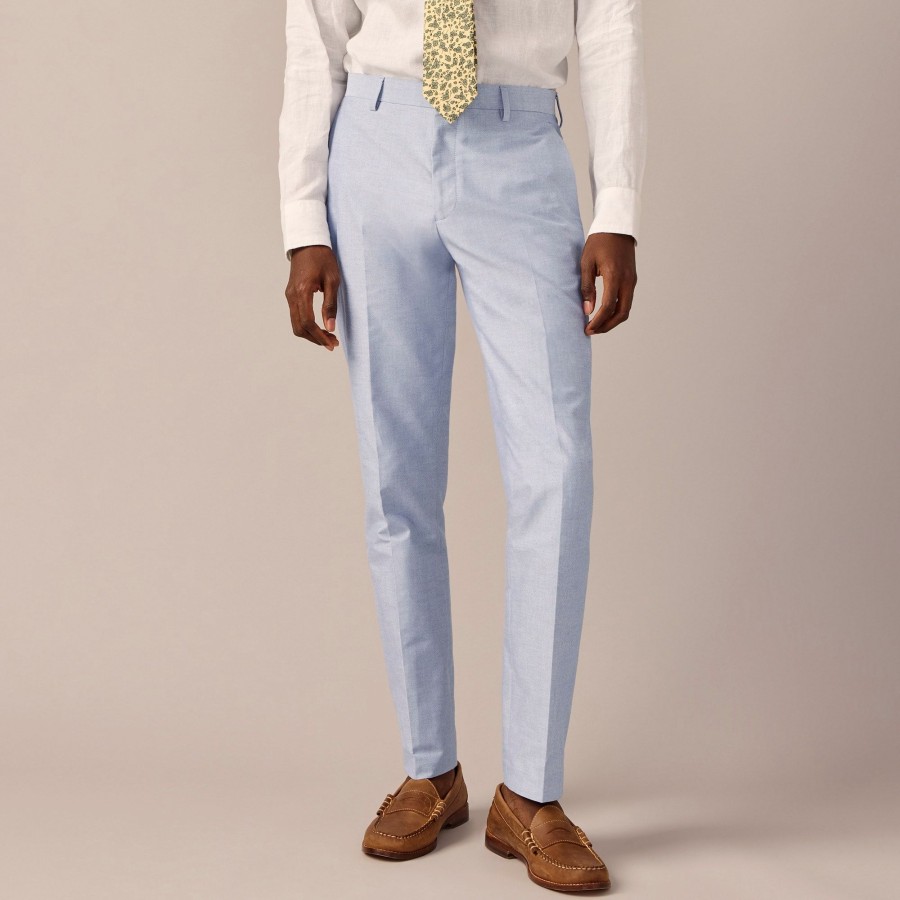 Hot J.Crew Ludlow Slim-Fit Suit Pant In Portuguese Cotton Oxford