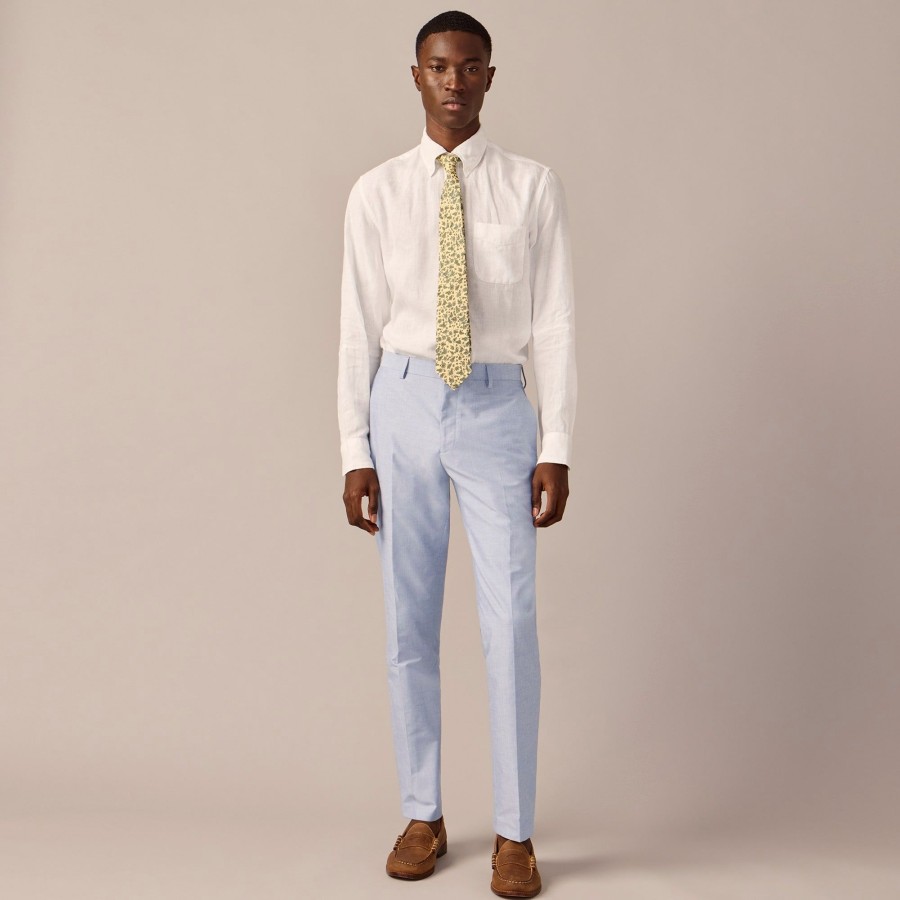 Hot J.Crew Ludlow Slim-Fit Suit Pant In Portuguese Cotton Oxford