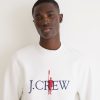 Wholesale J.Crew Heritage 14 Oz. Fleece Embroidered Oarsman Graphic Sweatshirt