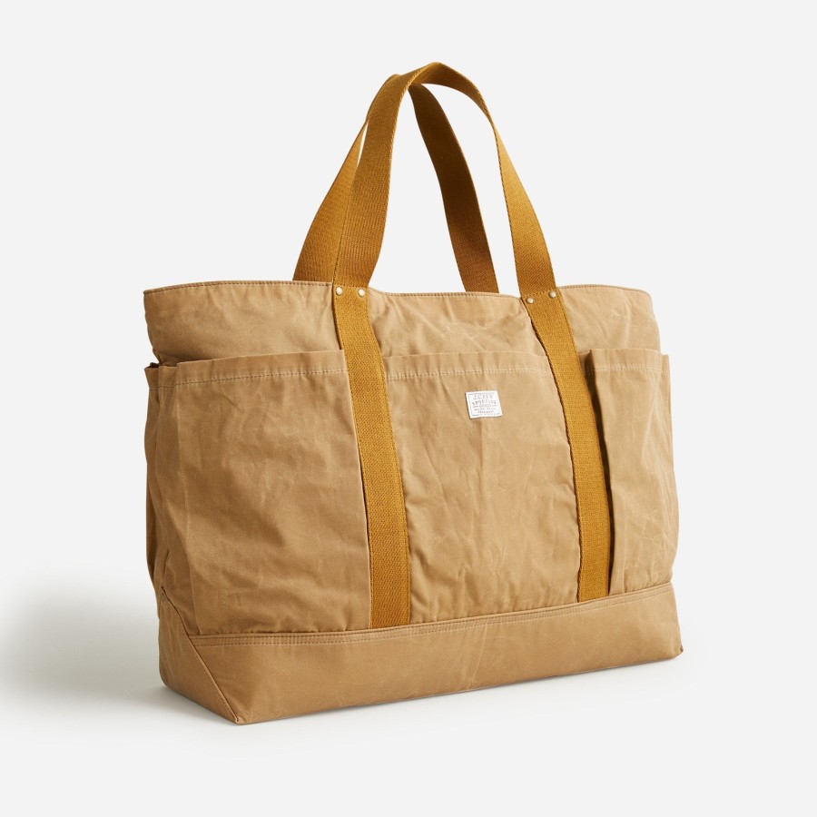 Best J.Crew Waxed Canvas Tote Bag