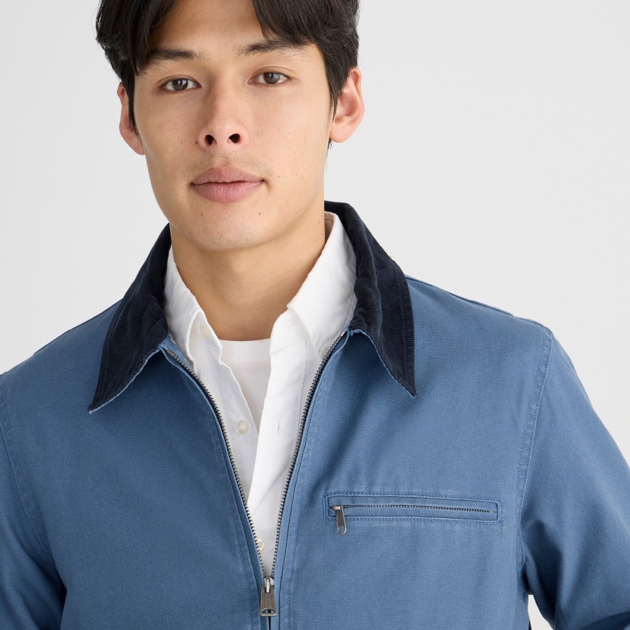 New J.Crew Wallace & Barnes Lightweight Canvas Work Jacket