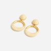 New J.Crew Faux Raffia-Wrapped Hoop Earrings