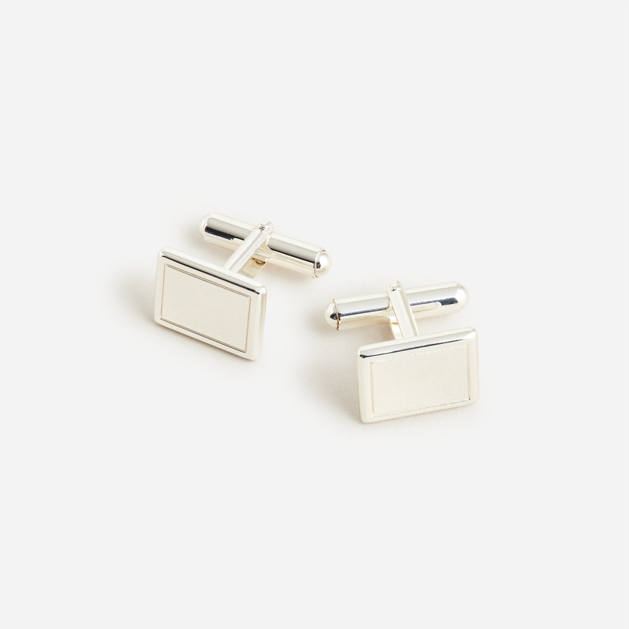 Wholesale J.Crew Sterling Silver Rectangle Cuff Links