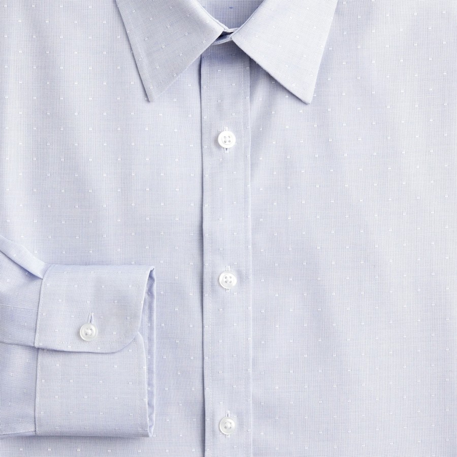 Online J.Crew Bowery Wrinkle-Free Dobby Dress Shirt With Point Collar