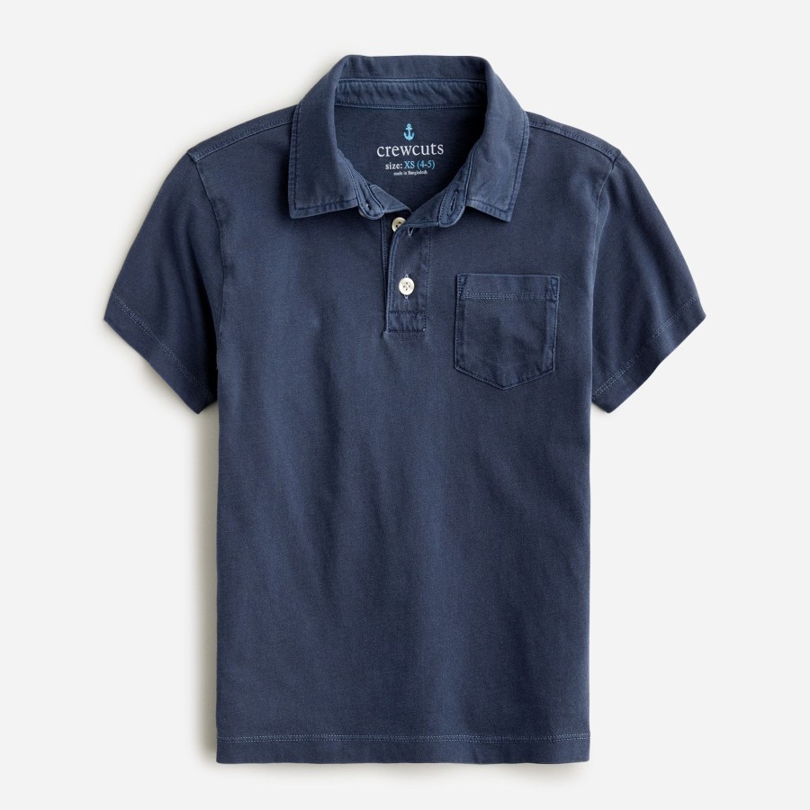 Online J.Crew Kids' Short-Sleeve Garment-Dyed Polo Shirt