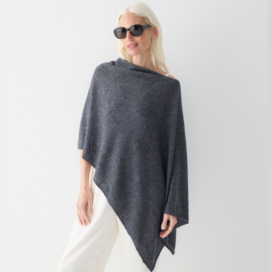 Best J.Crew Cashmere-Wool Blend Poncho