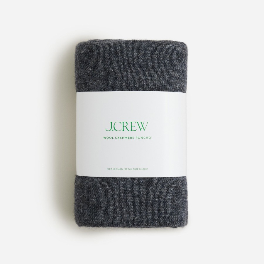 Best J.Crew Cashmere-Wool Blend Poncho