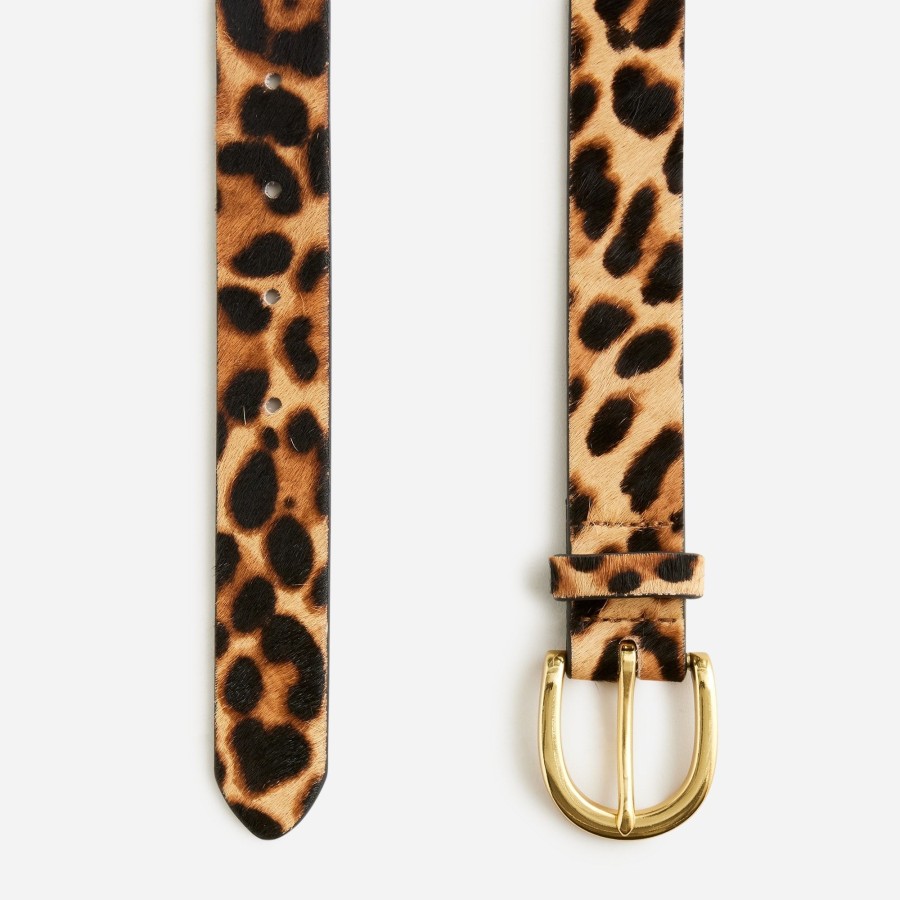 Wholesale J.Crew Calf Hair Belt In Leopard