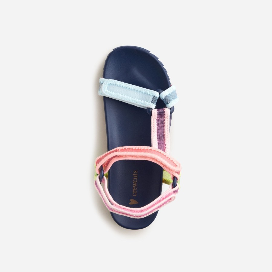 Clearance J.Crew Kids' Sporty-Strap Sandals In Colorblock