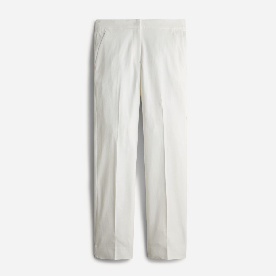 Hot J.Crew Kate Straight-Leg Pant In Bi-Stretch Cotton Blend