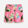 New J.Crew Boys' New Printed Swim Trunk With Upf 50+