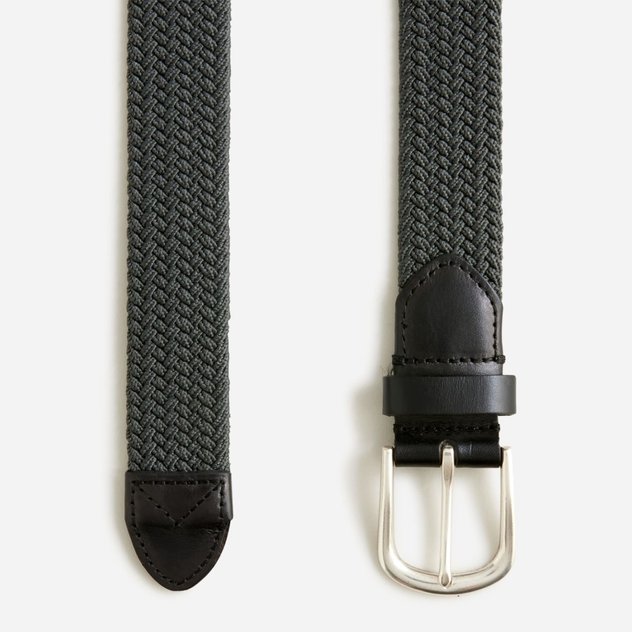 Online J.Crew Woven Elastic Belt With Round Buckle