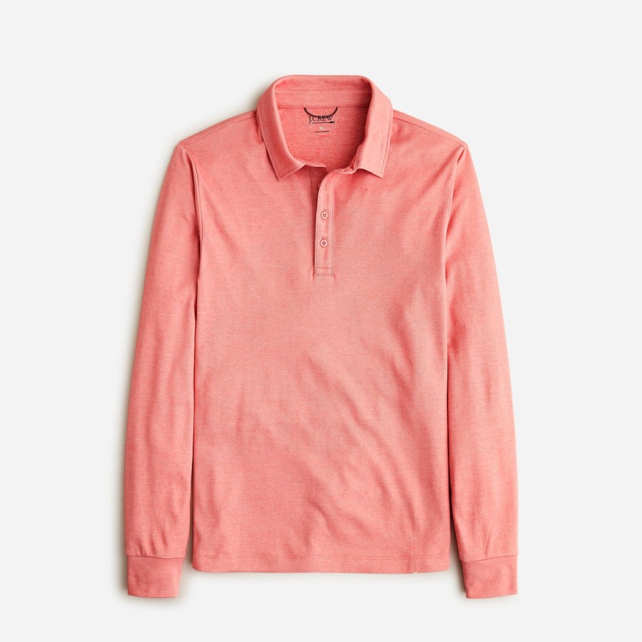 Wholesale J.Crew Long-Sleeve Performance Polo Shirt With Coolmax® Technology