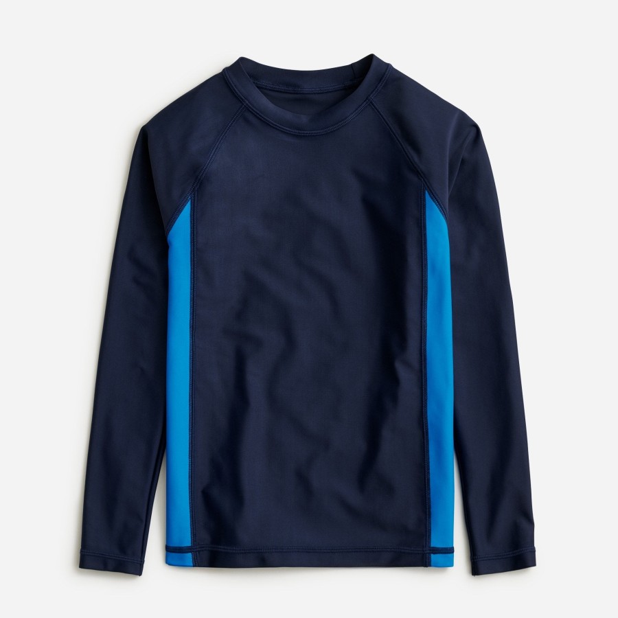 Online J.Crew Kids' Panel Rash Guard With Upf 50+