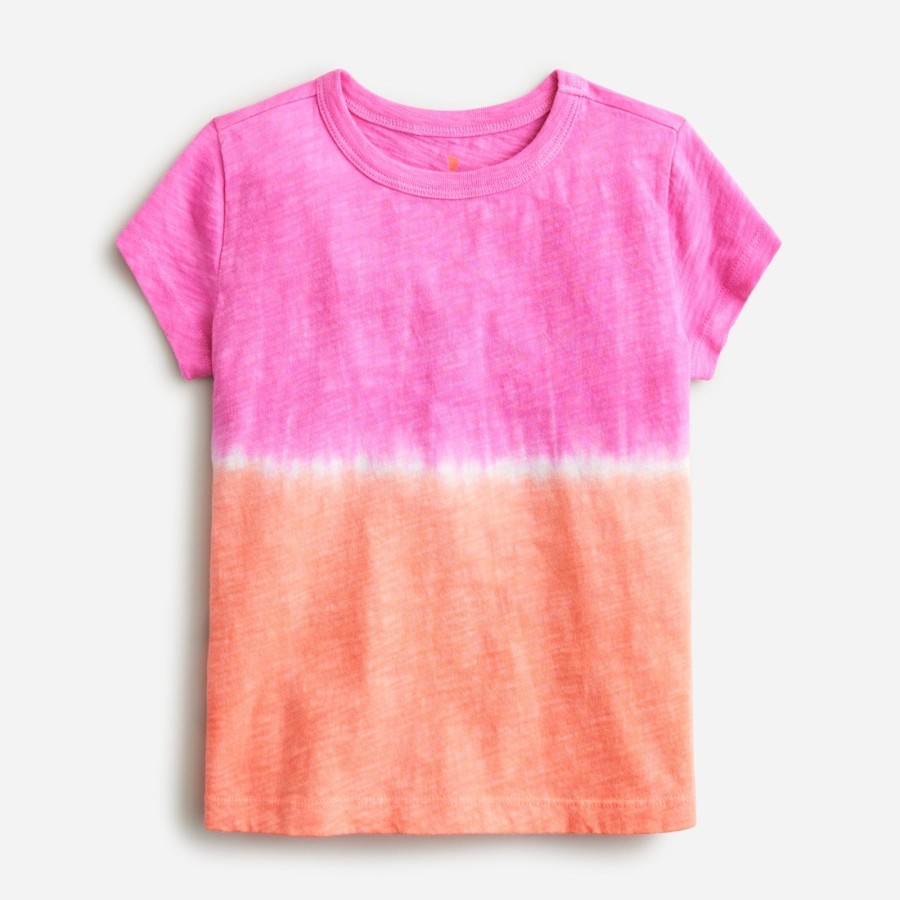 Hot J.Crew Girls' Colorblock Tie-Dye T-Shirt