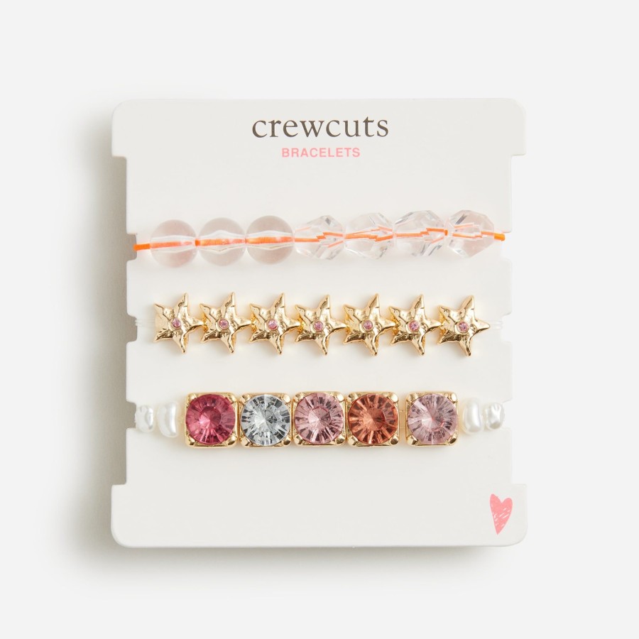 New J.Crew Girls' Beaded Bracelets Three-Pack