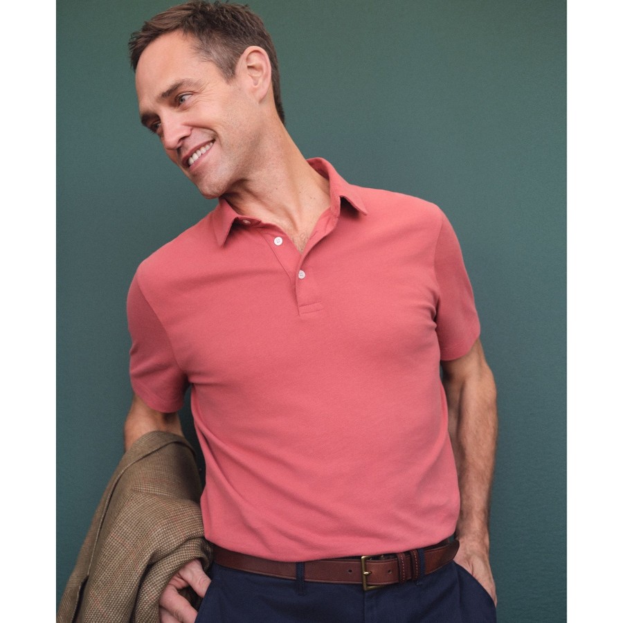 Best J.Crew Sueded Cotton Polo Shirt