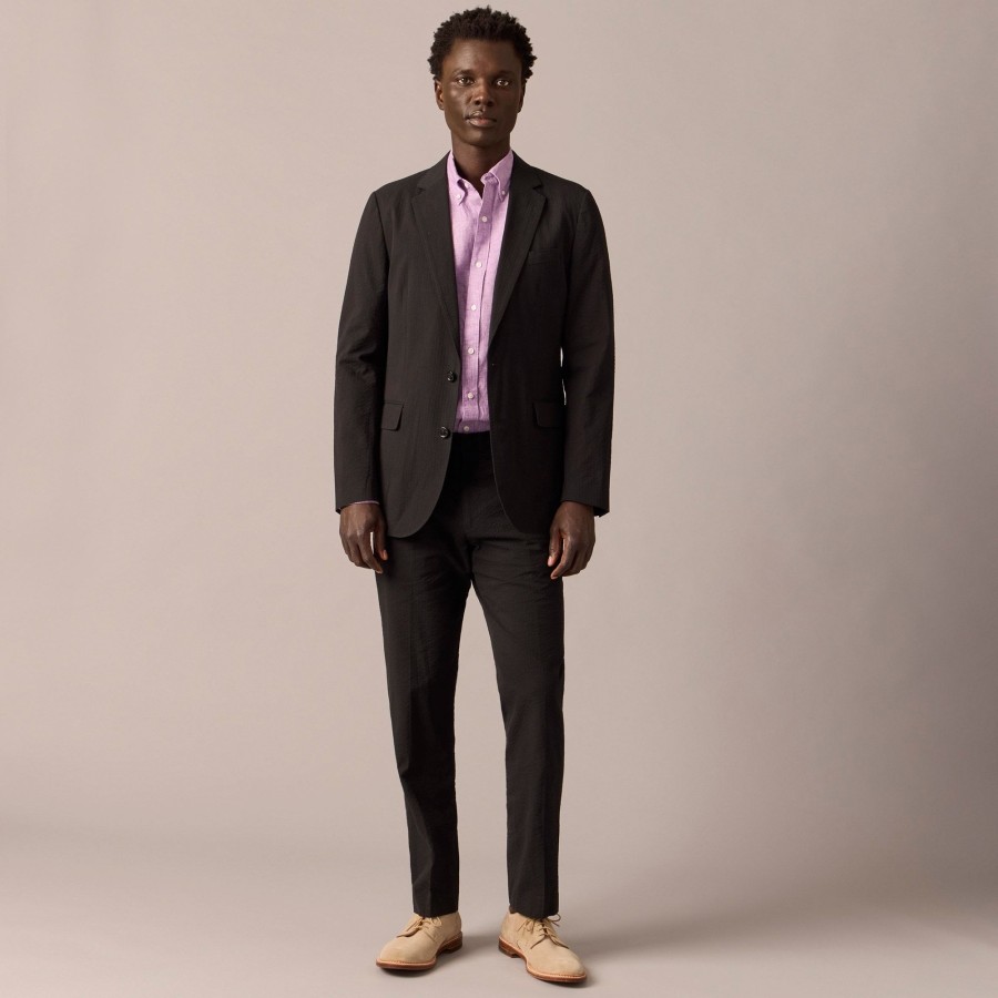 Best J.Crew Ludlow Slim-Fit Unstructured Suit Jacket In Seersucker