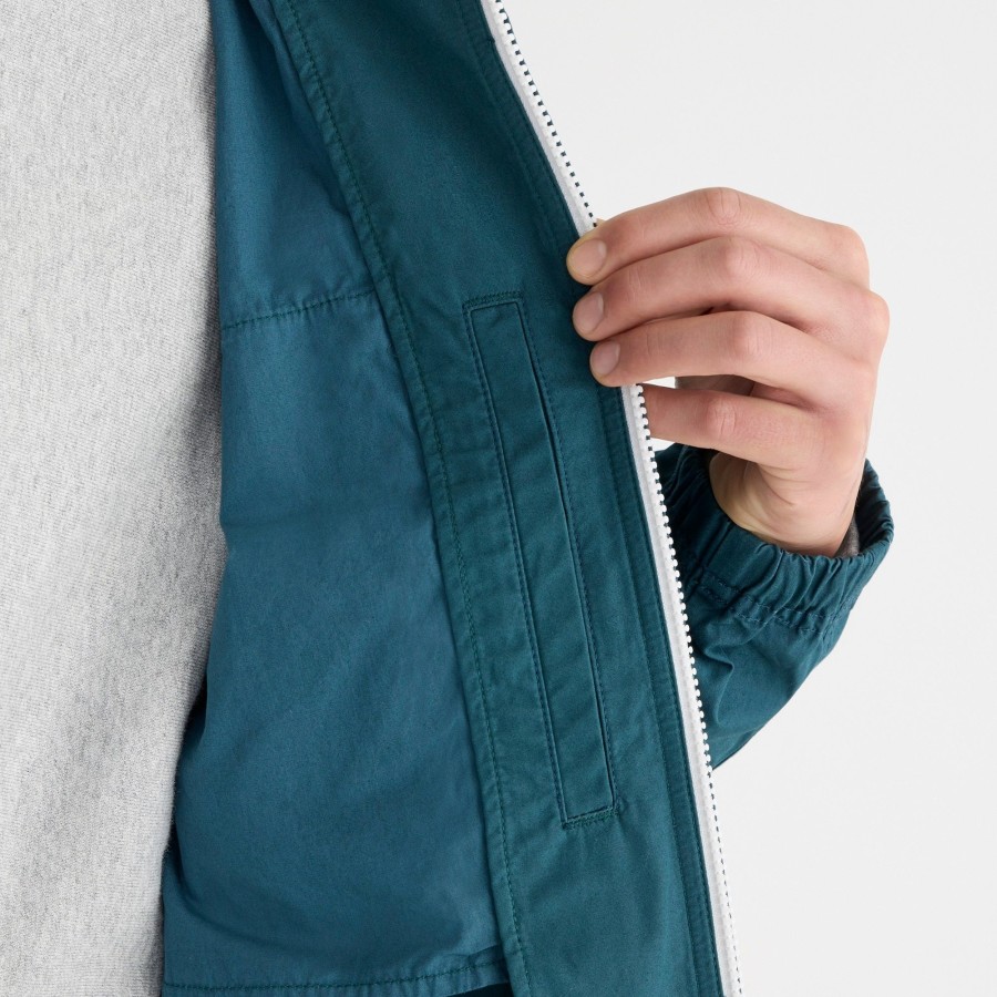 New J.Crew Hooded Surf Jacket In Cotton