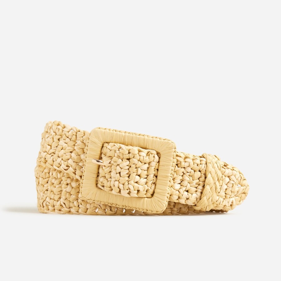 New J.Crew Woven Square Buckle Belt