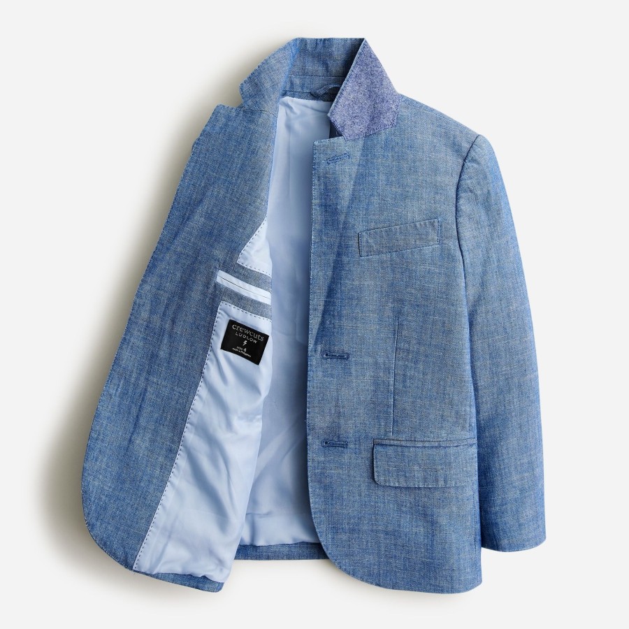 Clearance J.Crew Boys' Ludlow Jacket In Chambray