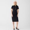 Wholesale J.Crew Collared Sheath Dress In Bi-Stretch Wool Blend