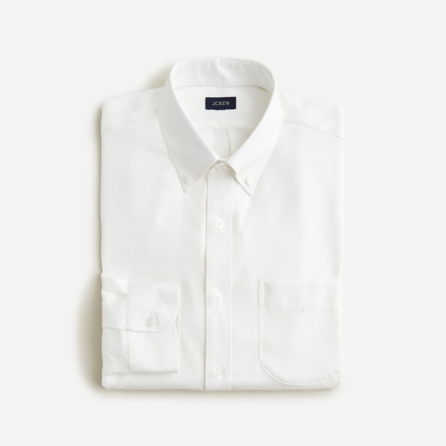 Best J.Crew Bowery Wrinkle-Free Dress Shirt With Point Collar