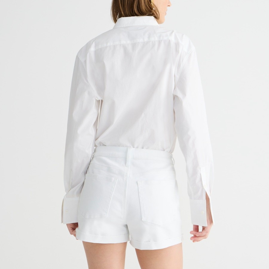 Wholesale J.Crew Mid-Rise Denim Short In White