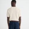 Wholesale J.Crew Short-Sleeve Cotton Mesh-Stitch Johnny-Collar Sweater-Polo