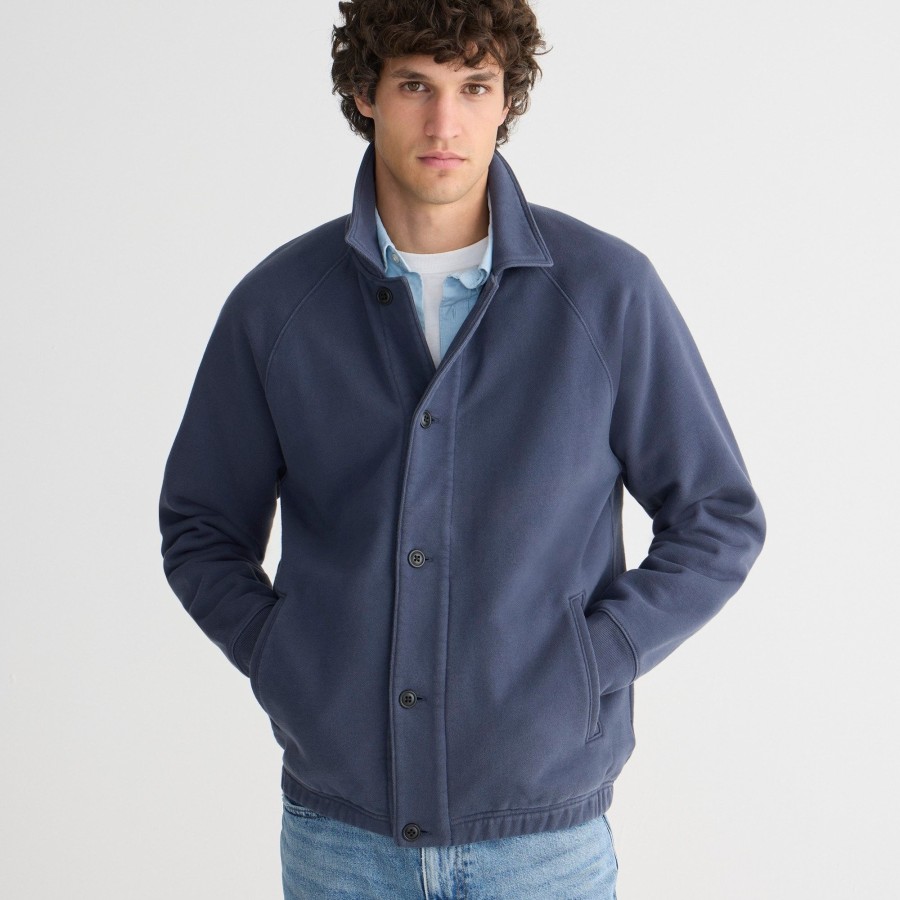 Wholesale J.Crew Heritage 14 Oz. Fleece Coach'S Jacket