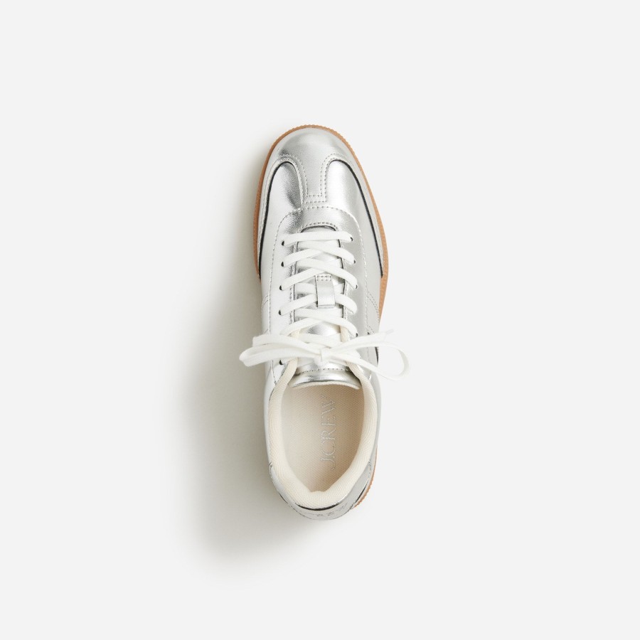 Online J.Crew J.Crew Field Sneakers In Metallic