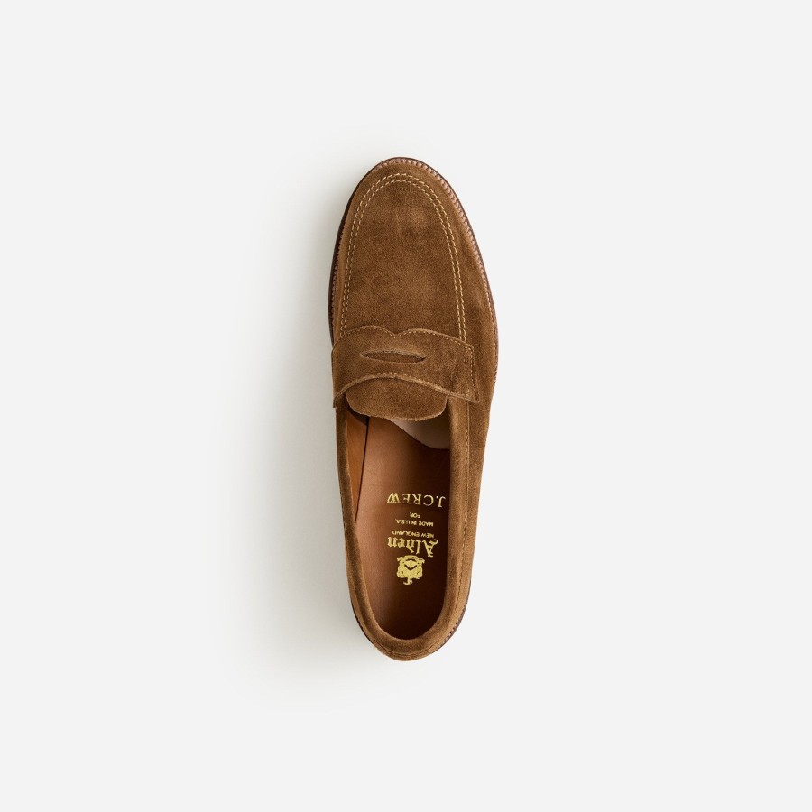 Wholesale J.Crew Alden® For J.Crew Suede Penny Loafers