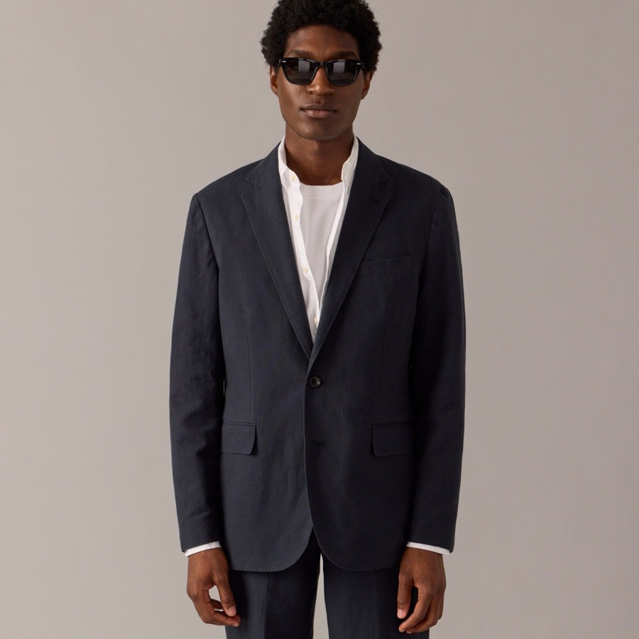 Best J.Crew Ludlow Slim-Fit Unstructured Suit Jacket In Irish Cotton-Linen Blend