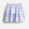 Wholesale J.Crew Girls' Eyelet Tiered Skirt In Cotton Voile