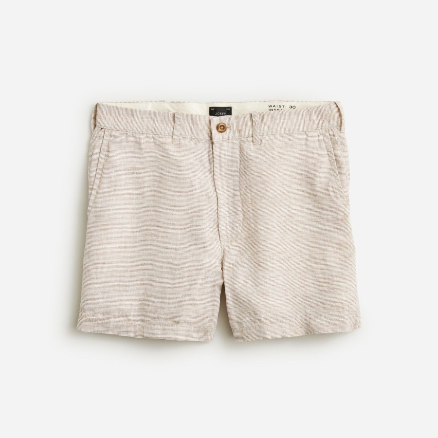 Best J.Crew 5" Linen Short