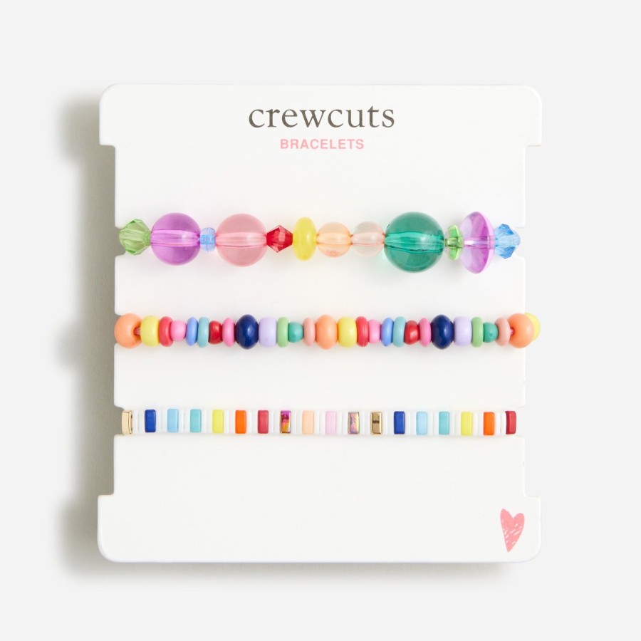 Best J.Crew Girls' Rainbow Beaded Bracelets Three-Pack