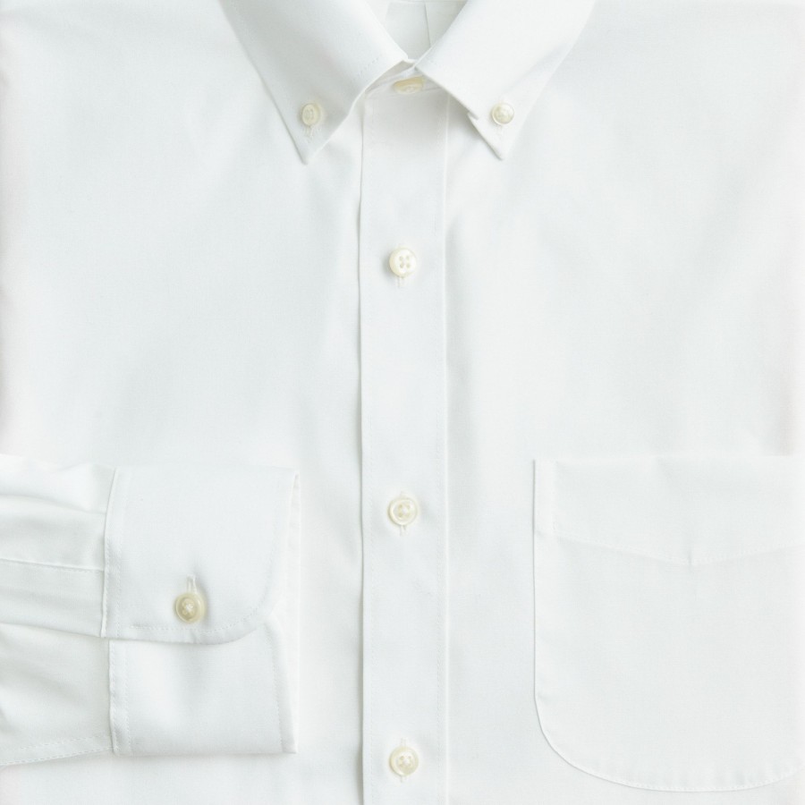 Clearance J.Crew Bowery Wrinkle-Free Dress Shirt With Button-Down Collar