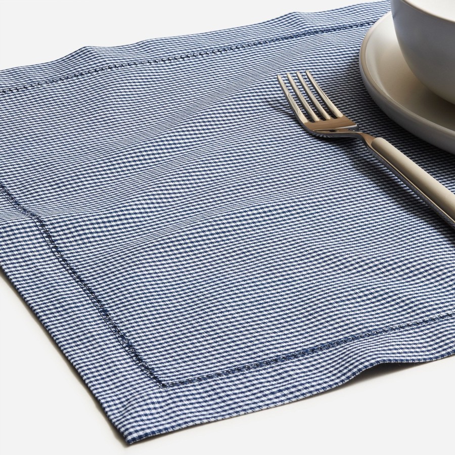 Hot J.Crew Set-Of-Four Place Mats In Heritage Microgingham