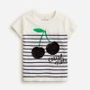 Wholesale J.Crew Girls' Flip-Sequin Cherry Graphic T-Shirt