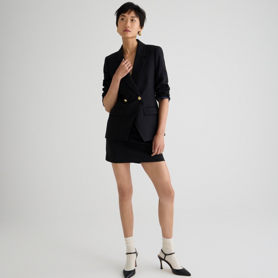 New J.Crew Petite Devon Blazer In Italian City Wool Blend > Newdenimtskirts