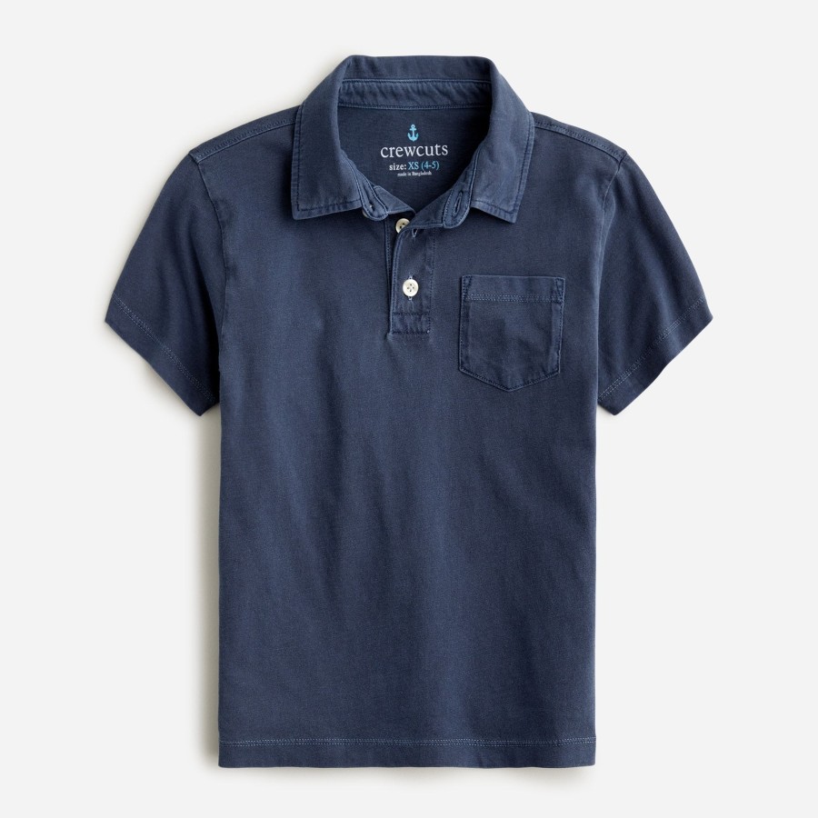 Hot J.Crew Kids' Short-Sleeve Garment-Dyed Polo Shirt