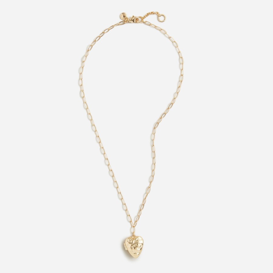 New J.Crew Girls' Heart Locket Necklace