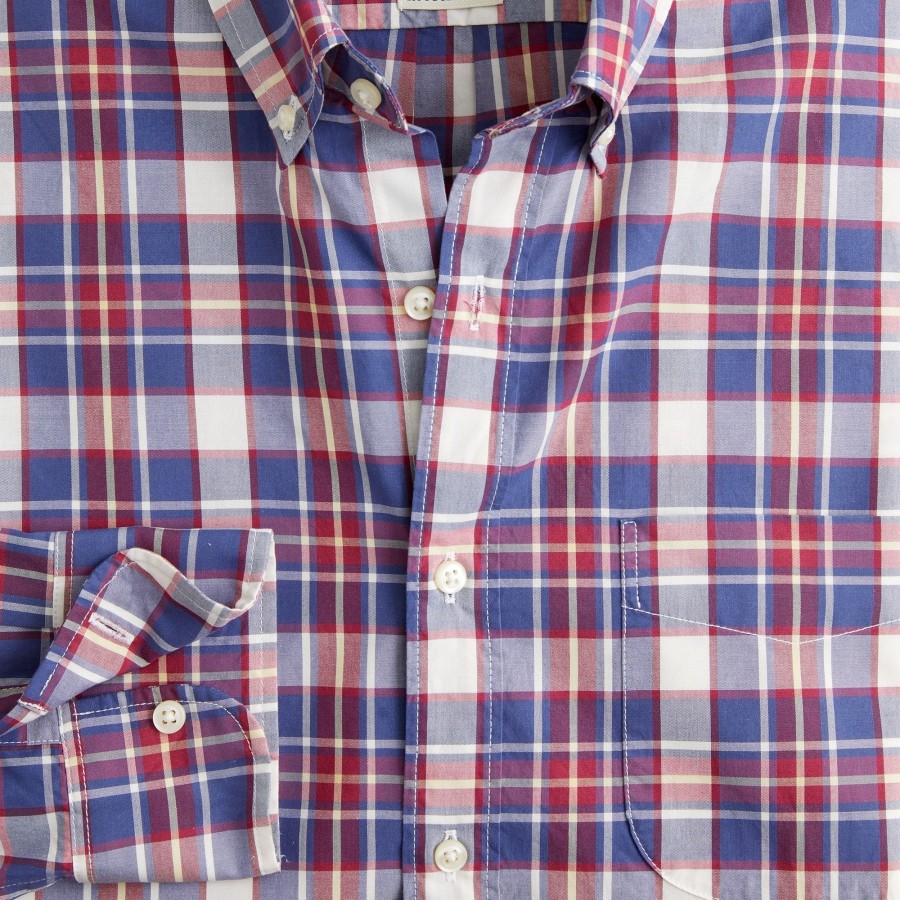 New J.Crew Secret Wash Organic Cotton Poplin Shirt