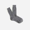 New J.Crew Ribbed Cashmere-Blend Socks