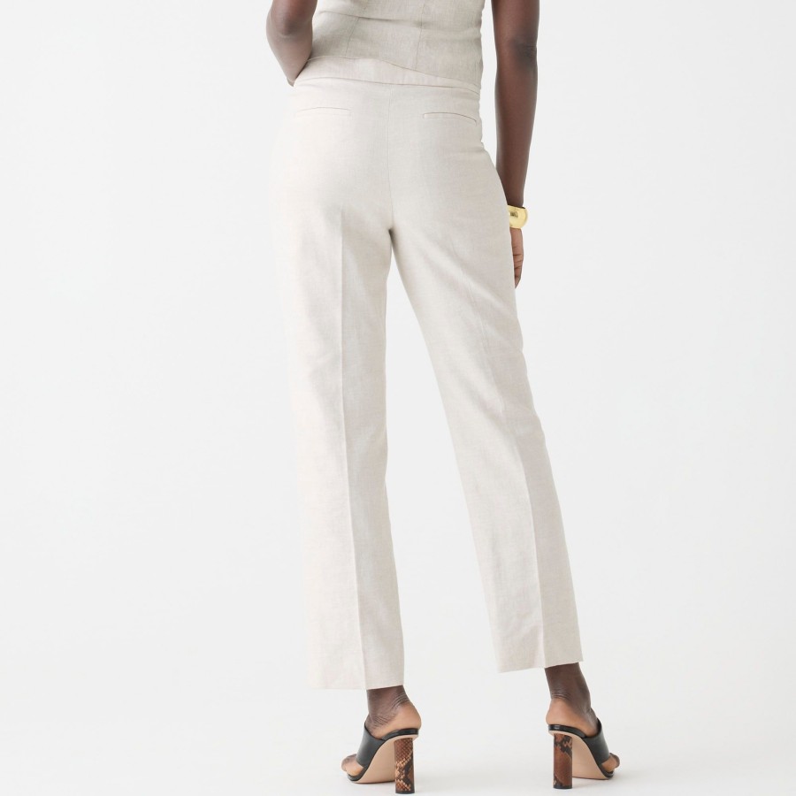 Wholesale J.Crew Kate Straight-Leg Pant In Stretch Linen Blend