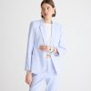 Hot J.Crew Helena Blazer In Stretch Linen Blend