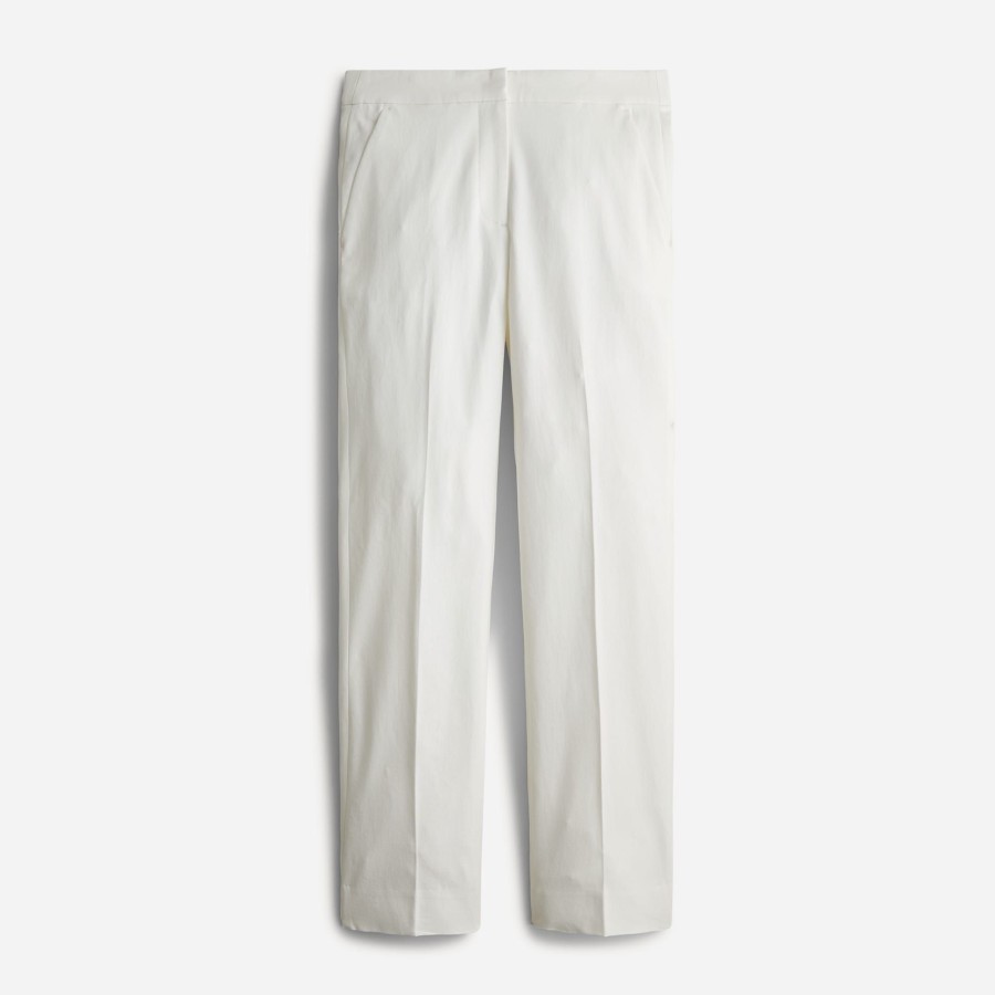 New J.Crew Kate Straight-Leg Pant In Bi-Stretch Cotton Blend