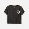 Best J.Crew Girls' Cropped Yin-Yang Graphic T-Shirt